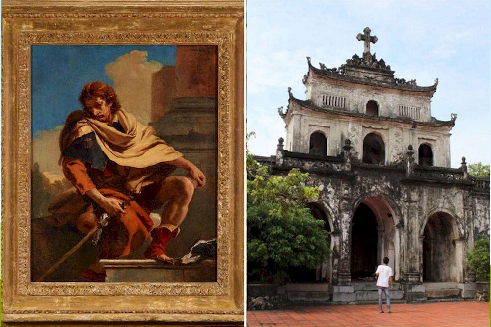 The Saint Rocco Chapel with curved dome architecture in traditional Vietnamese culture